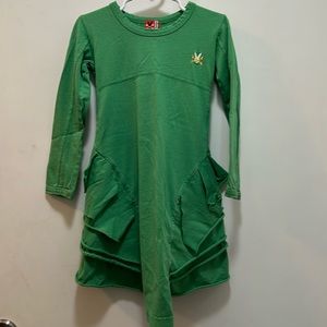 Green dress size 4-5 years